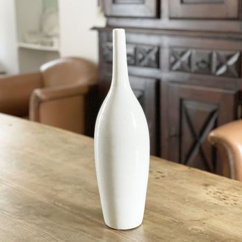 An Elegant 1970's White German Vase