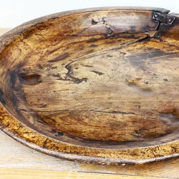 A Very Large 65cm Antique African Wooden Bowl