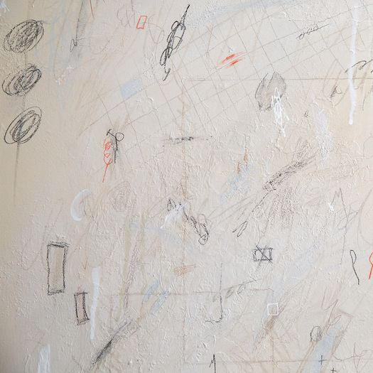 'Fleurs d'Hiver' La Floraison by Margot Sinclair - Mixed Media on Canvas