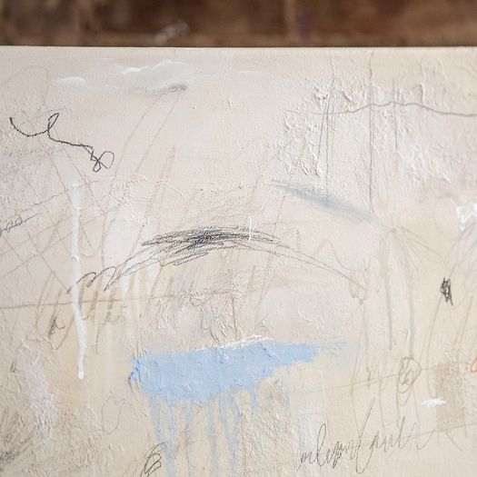 'Fleurs d'Hiver' La Floraison by Margot Sinclair - Mixed Media on Canvas