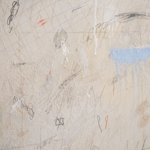 'Fleurs d'Hiver' La Floraison by Margot Sinclair - Mixed Media on Canvas