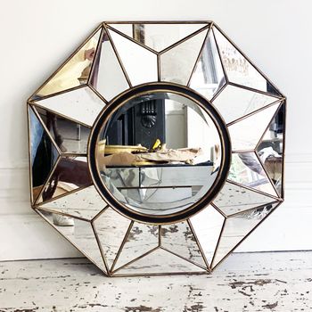 A 1960's French Octagonal Mirror