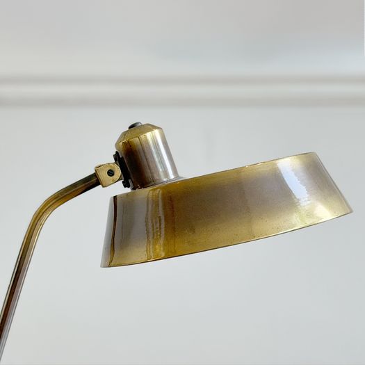 A 1950's Brass Desk Lamp by Giovanni Michelucci