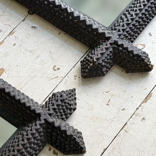 A Pair of Early 20th C Italian Arts and Crafts Mirrors