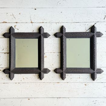 A Pair of Early 20th C Italian Arts and Crafts Mirrors