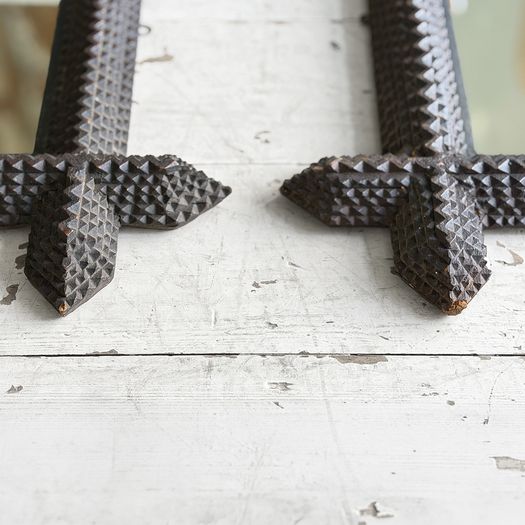 A Pair of Early 20th C Italian Arts and Crafts Mirrors