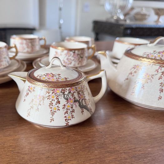 1920's Japanese Tea Set in the Satsuma Style