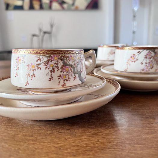 1920's Japanese Tea Set in the Satsuma Style