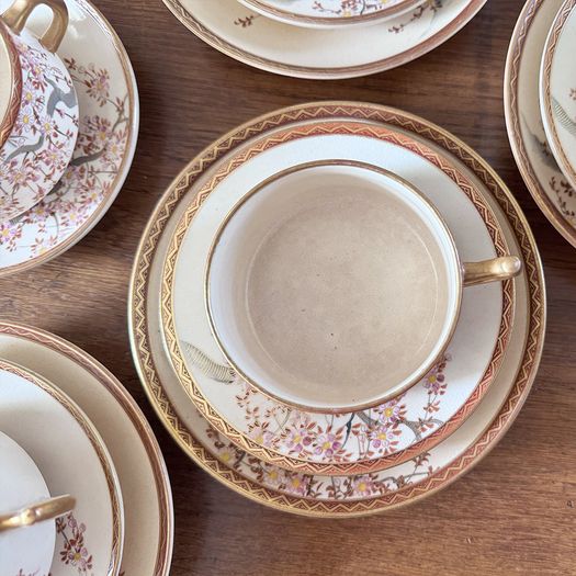 1920's Japanese Tea Set in the Satsuma Style