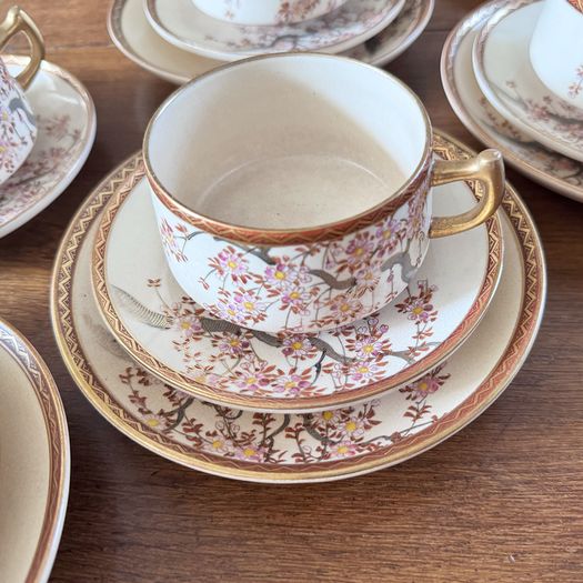 1920's Japanese Tea Set in the Satsuma Style