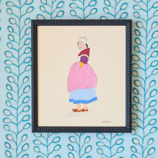 A set of twelve twentieth century lithographs with stencilled hand-applied colours by Aline Keim