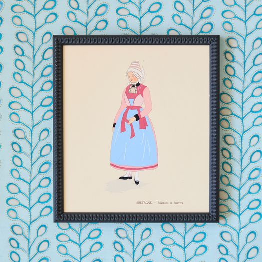 A set of twelve twentieth century lithographs with stencilled hand-applied colours by Aline Keim