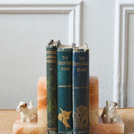 A pair of Art Deco onyx bookends