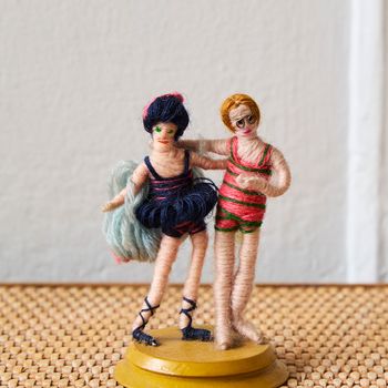 A collection of five rare Grecon of cloth dolls made in Germany in the 1920s