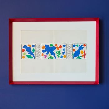 Coquelicots, 1958, a colour lithograph  by Henri Matisse