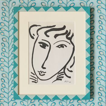 A set of three heliogravure prints of portrait heads of women after drawings by Henri Matisse