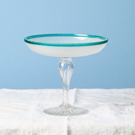 A pair of mid-19th century decorative and graduated comports made by Molineux & Webb