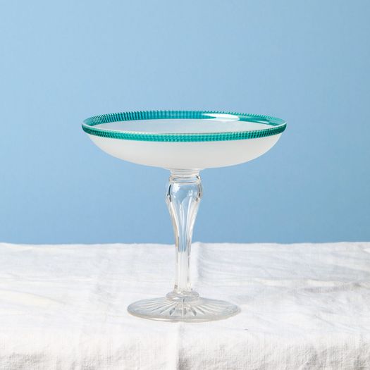 A pair of mid-19th century decorative and graduated comports made by Molineux & Webb