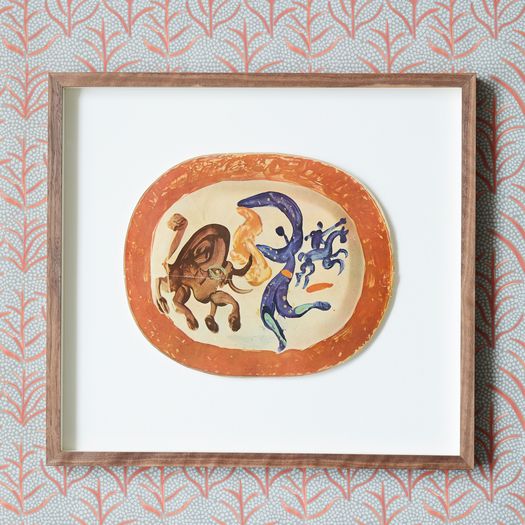 A set of eighteen polychrome prints after ceramic plates by Pablo Picasso from a rare limited edition Art Folio "Céramiques De Picasso