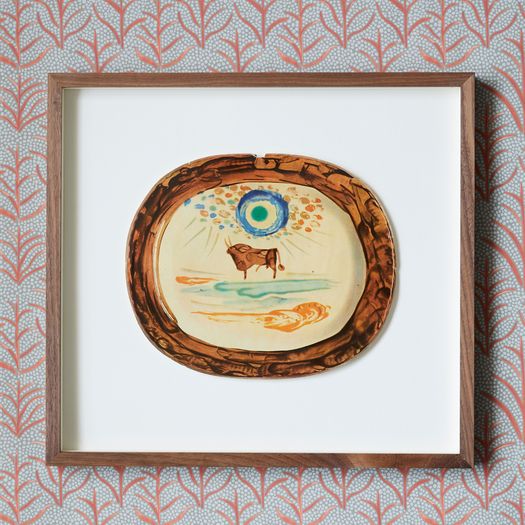 A set of eighteen polychrome prints after ceramic plates by Pablo Picasso from a rare limited edition Art Folio "Céramiques De Picasso