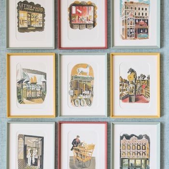 A set of twenty four colour lithographs which were created by Eric Ravilious (1903-1942) for High Street