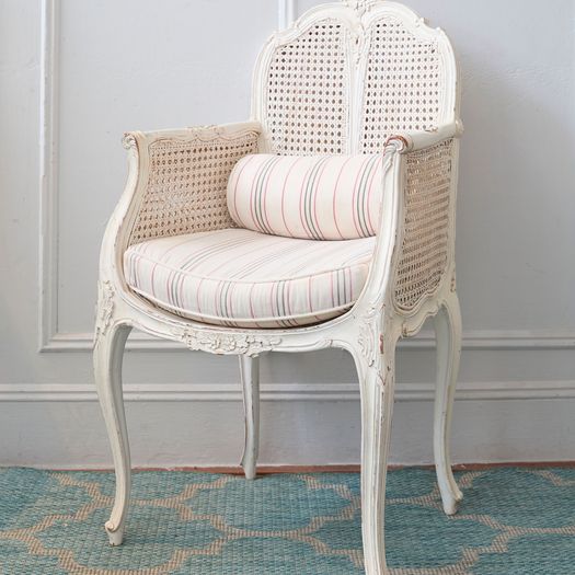 A pair of French Louis XV Bergere armchairs