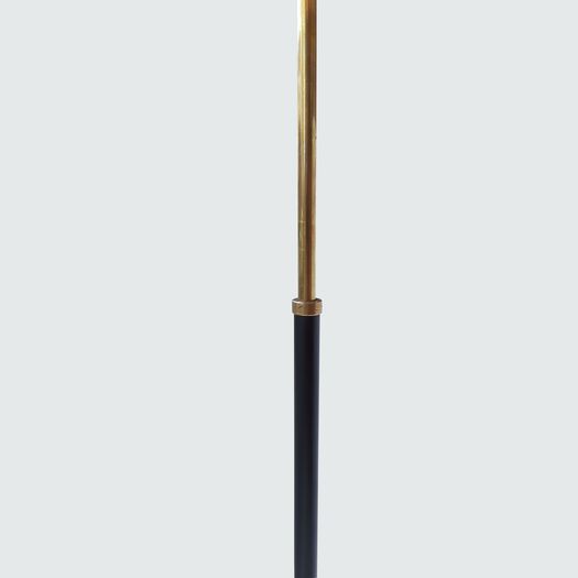 Adjustable floor lamp with black base