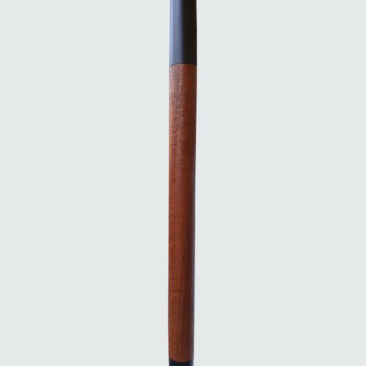 Floor lamp with double tapered stem