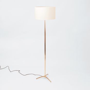 Floor lamp on tripod base, 1960s