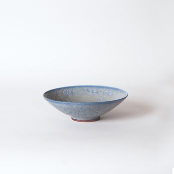 Partially unglazed bowl by Yngve Blixt
