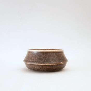Carl-Harry Stålhane Dark Brown Shallow Bowl