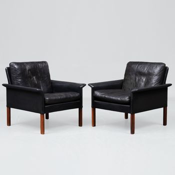 Pair of armchairs designed by Hans Olsen for C.S. Furniture