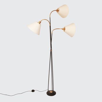Danish 1950s 3 arms floor lamp