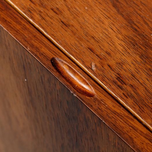 Large 1960s sideboard with bookcase