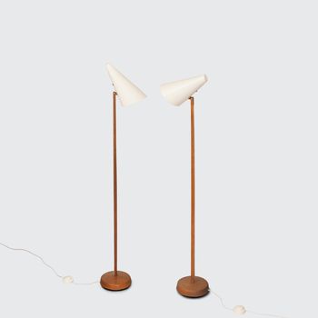 Pair of floor lamps by Uno & Östen Kristiansson