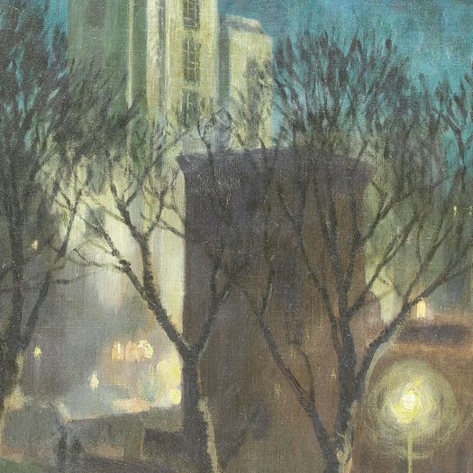 ‘The Imperial Airways Empire Terminal’ by George William Leech (British, 1894-1966)