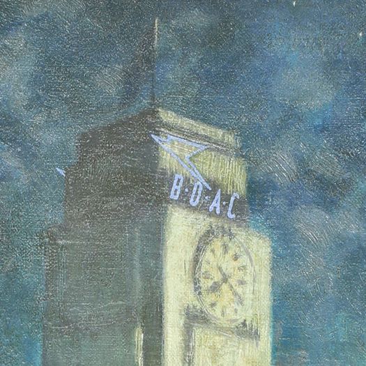 ‘The Imperial Airways Empire Terminal’ by George William Leech (British, 1894-1966)