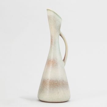 Tall grey jug by Gunnar Nylund (Swedish, 1904–1997)