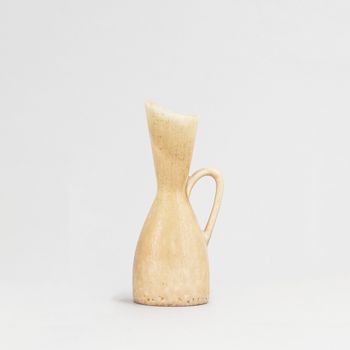 Pale yellow jug by Carl-Harry Stålhane (Swedish, 1920–1990)