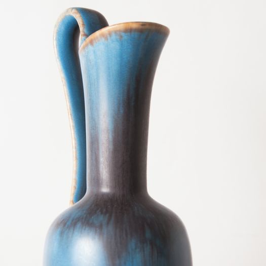 Light blue jug by Gunnar Nylund (Swedish, 1904–1997)