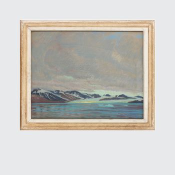 'Alpine coastline, Norway' by William Samuel Horton (American, 1865 - 1936)