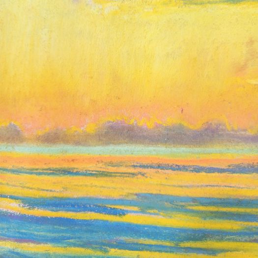 Seascape with sunset by William Samuel Horton (American, 1865 - 1936)