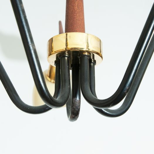 5 arms chandelier made by Voss Belysning