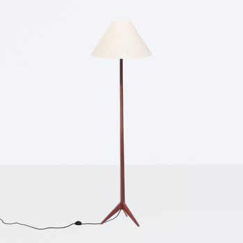 Floor lamp with tripod base