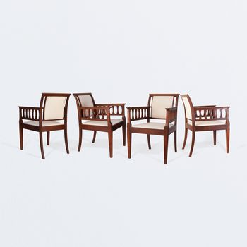 Set of 4 armchairs