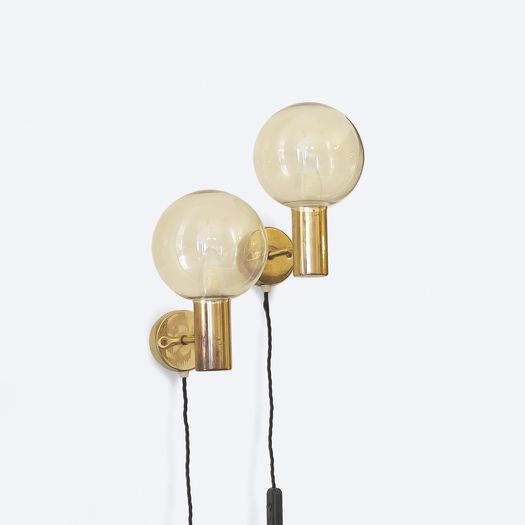 Pair of wall lamps designed by Hans-Agne Jakobsson