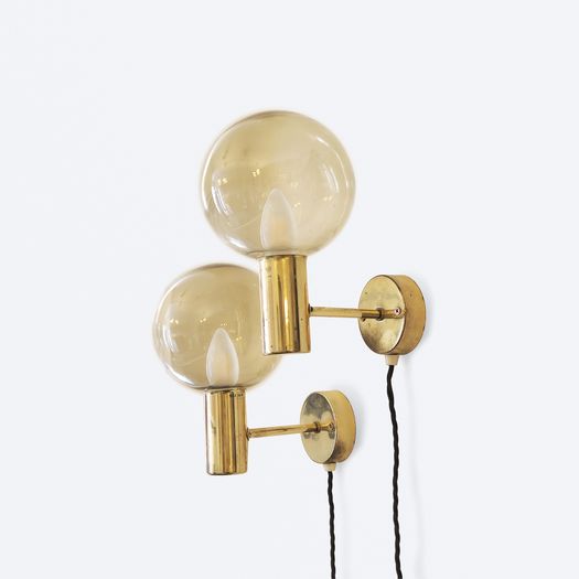 Pair of wall lamps designed by Hans-Agne Jakobsson
