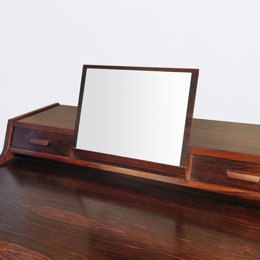 Vanity unit/bureau with mirror enclosed designed by Arne Wahl Iversen (Danish, 1927 - 2016)