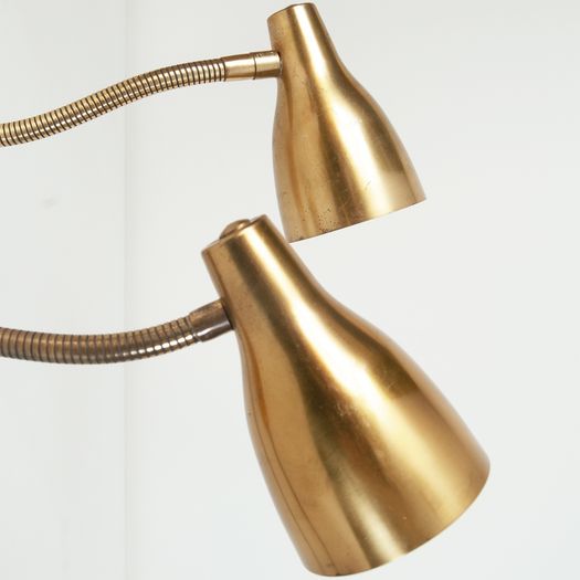 Pair of adjustable wall lamps