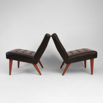 Pair Of Danish Easy Chairs